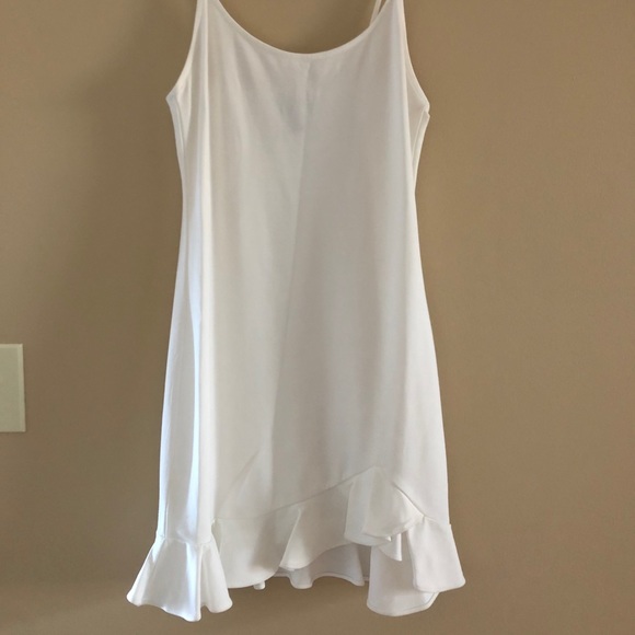 White 🤍 Cami Ruffle Forever 21 Mini Dress - Picture 3 of 7